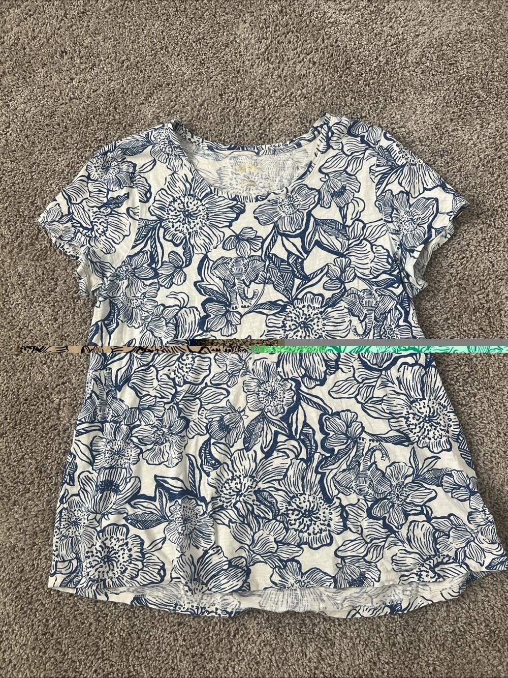 Lily Pulitzer Short Sleeve Top Large